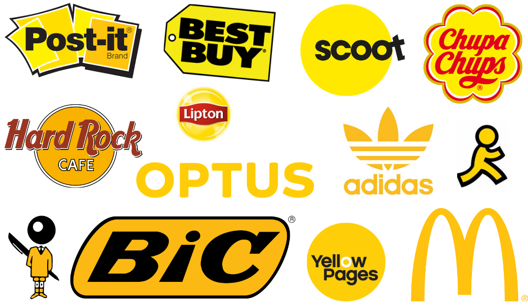 Yellow logos