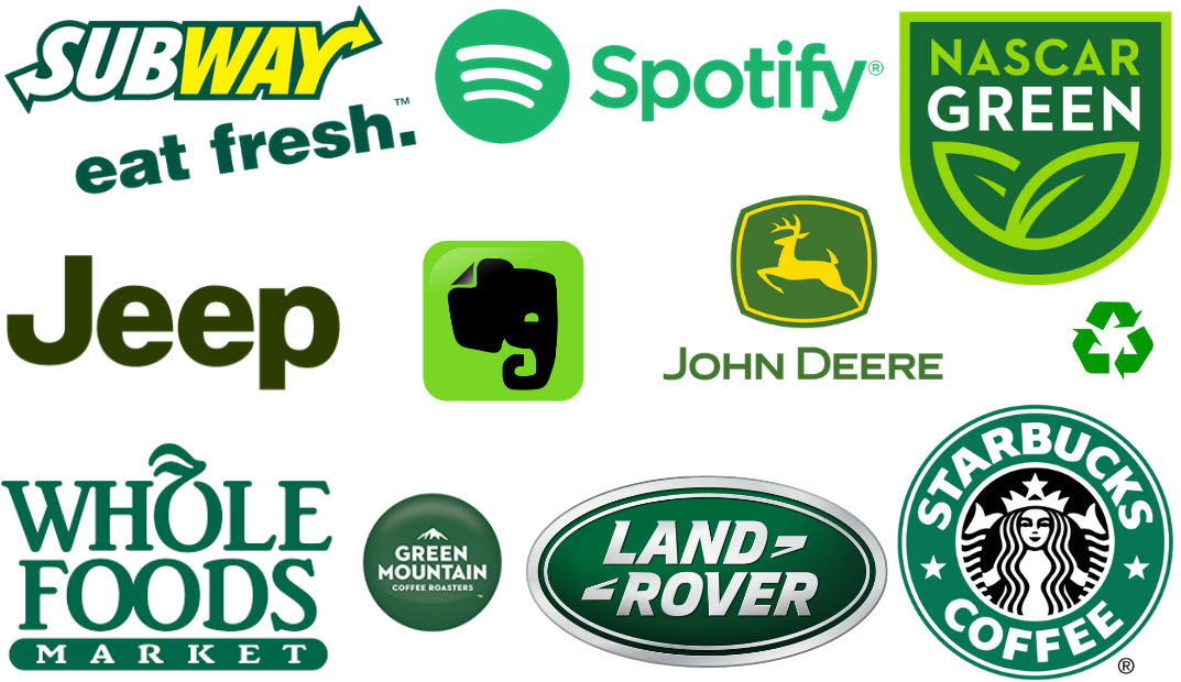 Green logos