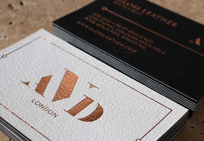 Business Card Finishes: Gloss, Foiling & Embossing